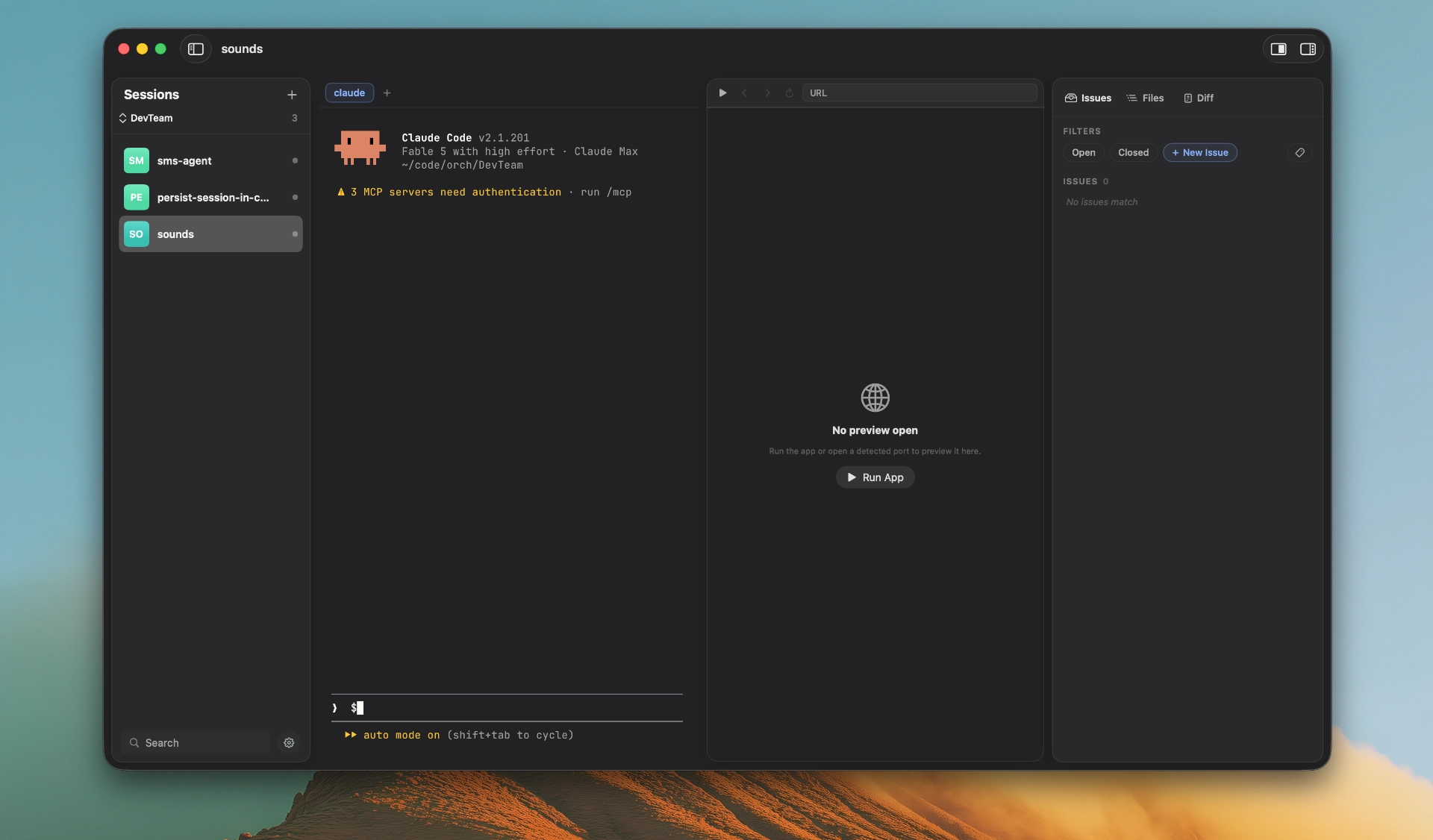 Dhek app screenshot showing GitHub pull request management