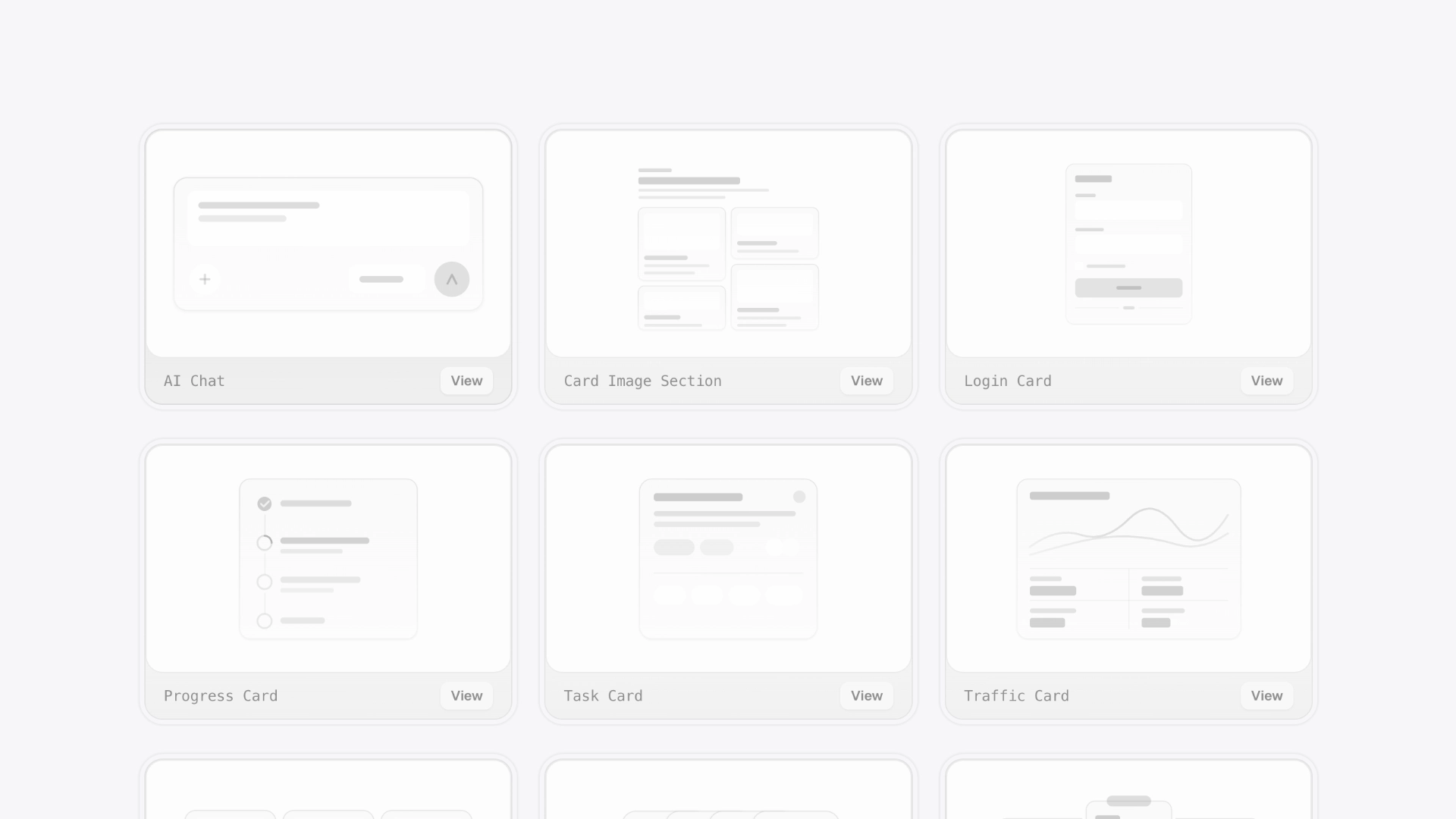 Roi UI component gallery screenshot